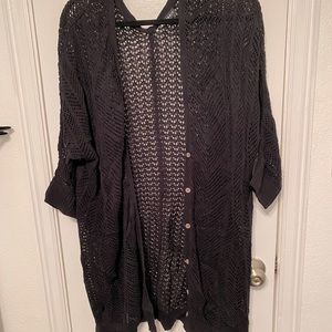 EUC Torrid Pointelle 3/4 cardigan